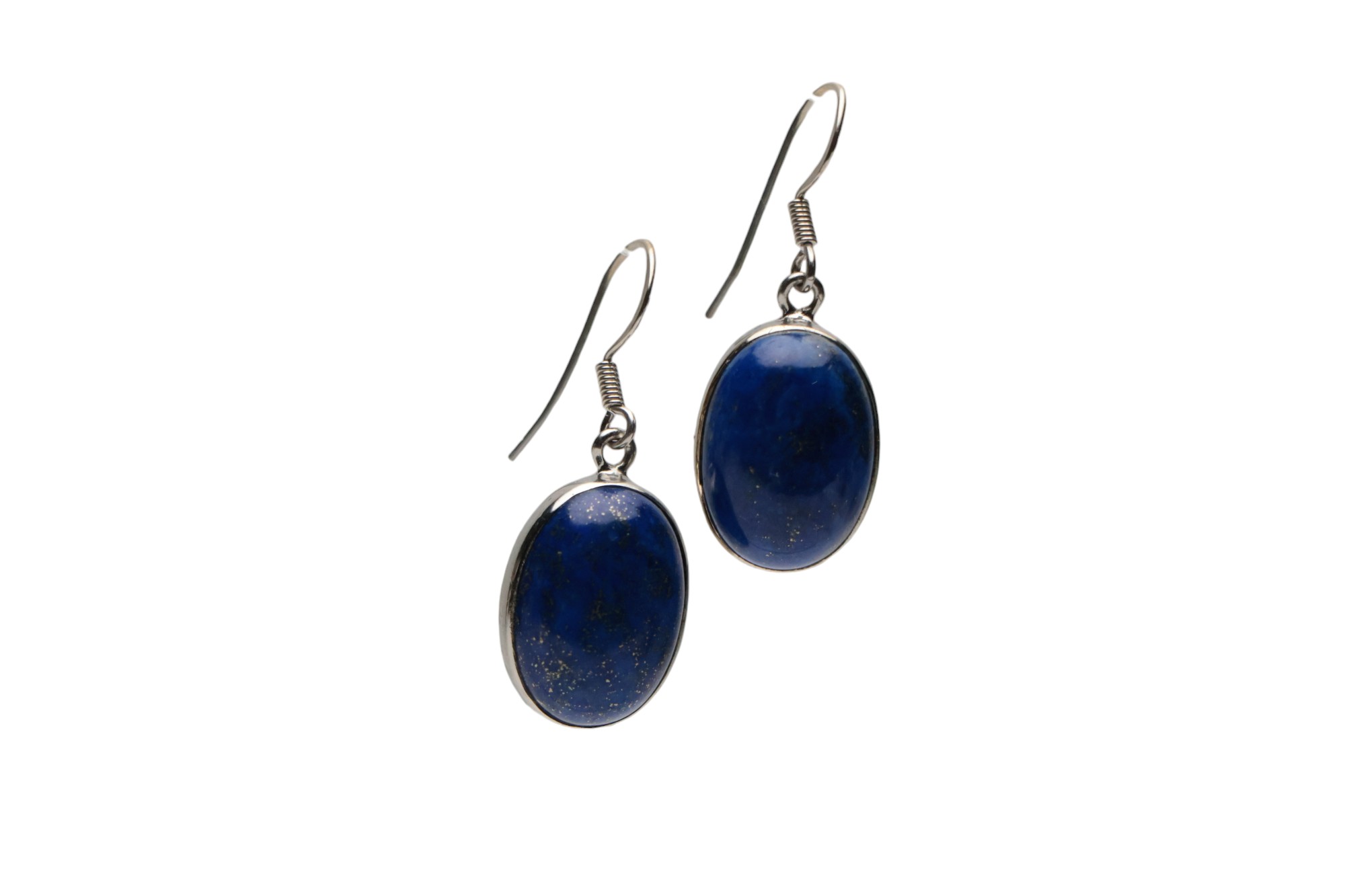 Stunning Lapis Lazuli Oval Earrings: Elevate Your Style with Unique Gemstone Jewelry - Image 6