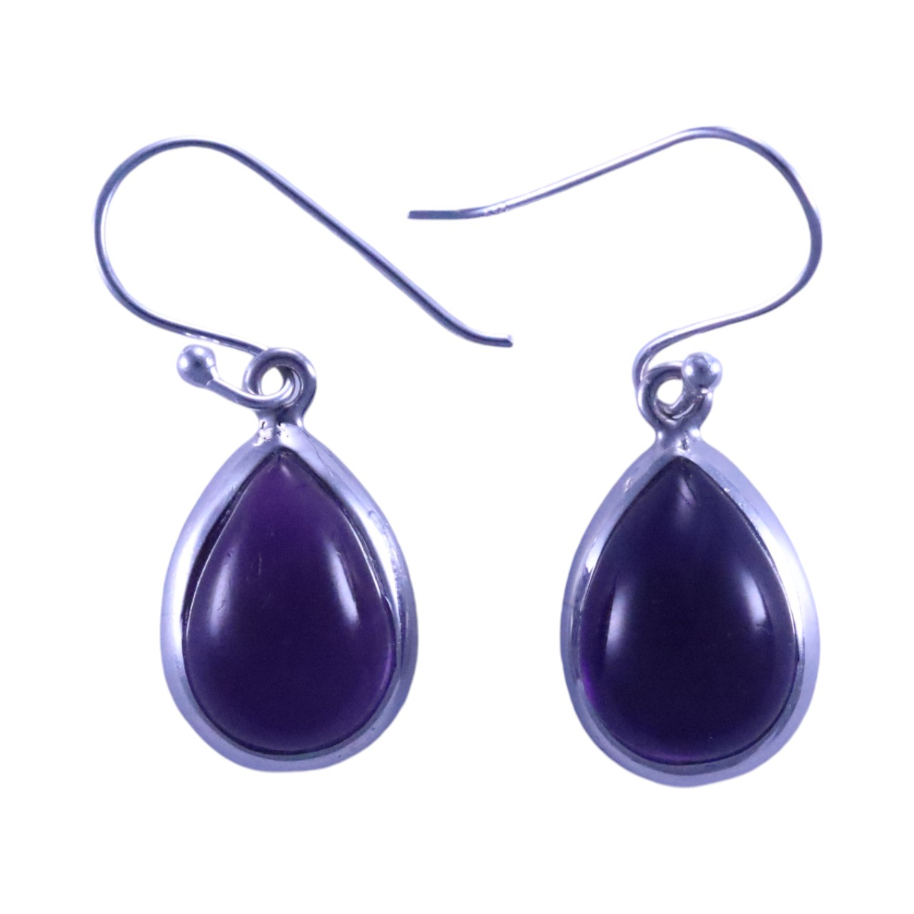Handcrafted Amethyst Sterling Silver Drop Earrings - Shop Now! - Image 8
