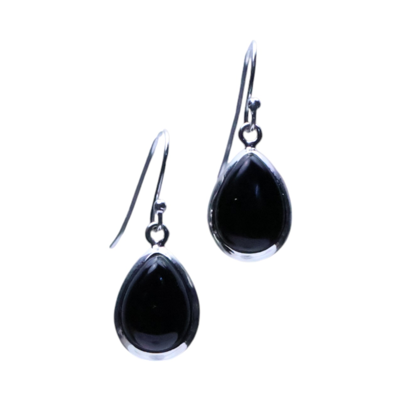 Stunning Black Onyx Sterling Silver Drop Earrings - Elevate Your Style Now! - Image 2