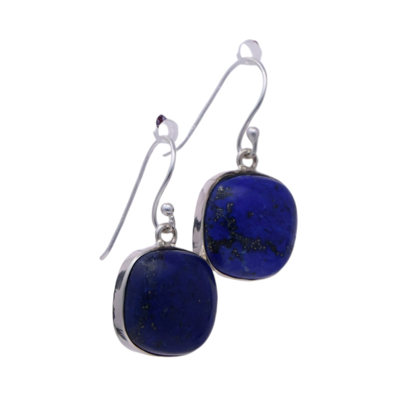 Shine with Style: Square Lapis Lazuli Earrings | Enhance Your Look Now! - Image 3