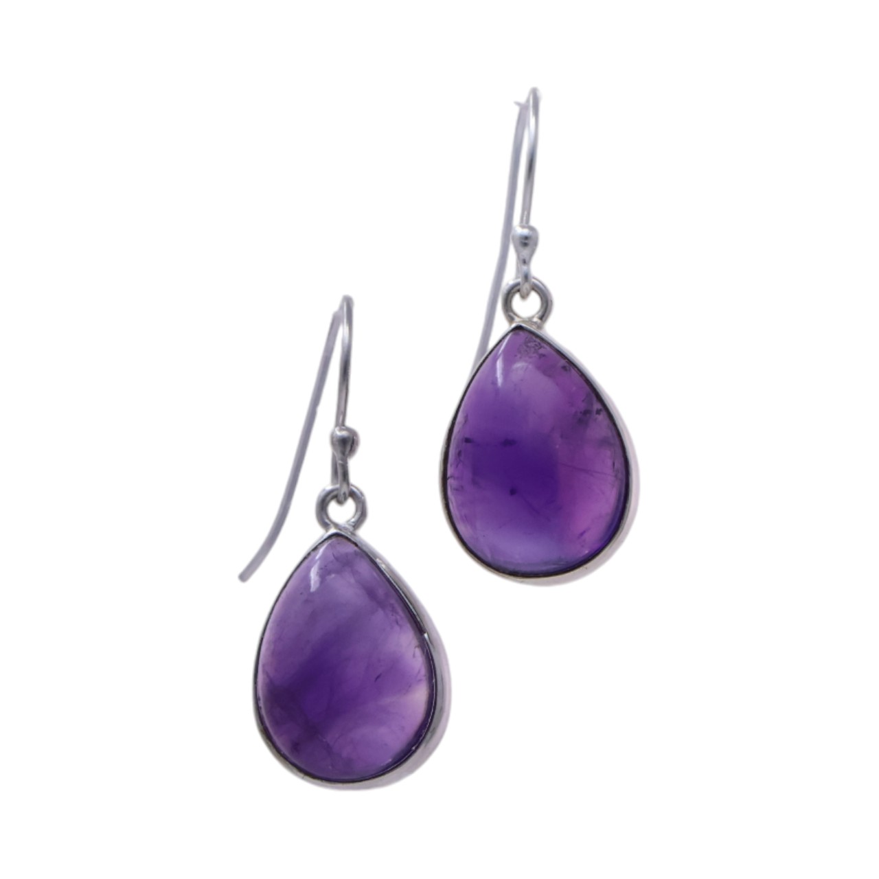 Amethyst Sterling Silver Drop Earrings - Limited Time Offer! - Image 6