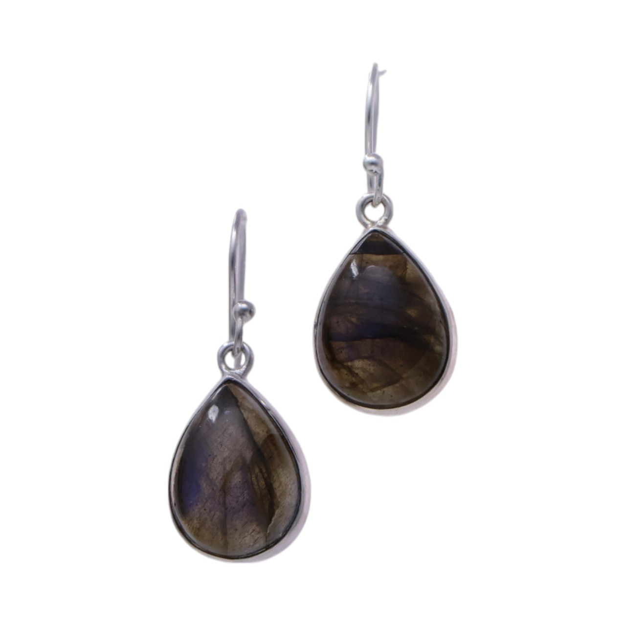 Labradorite Sterling Silver Drop Earrings - Handcrafted Perfection for Every Occasion! - Image 2