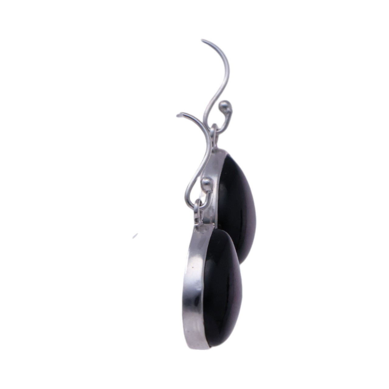 Stunning Black Onyx Sterling Silver Drop Earrings - Elevate Your Style with These Timeless Pieces! - Image 5