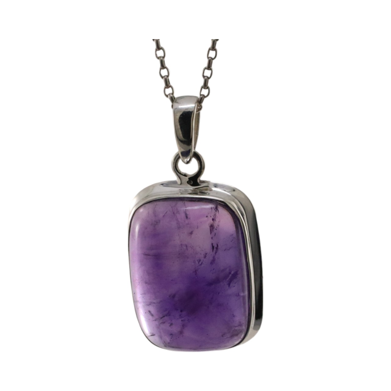 Stunning Amethyst Crystal Pendant in Sterling Silver - Elevate Your Style Now! - Image 3