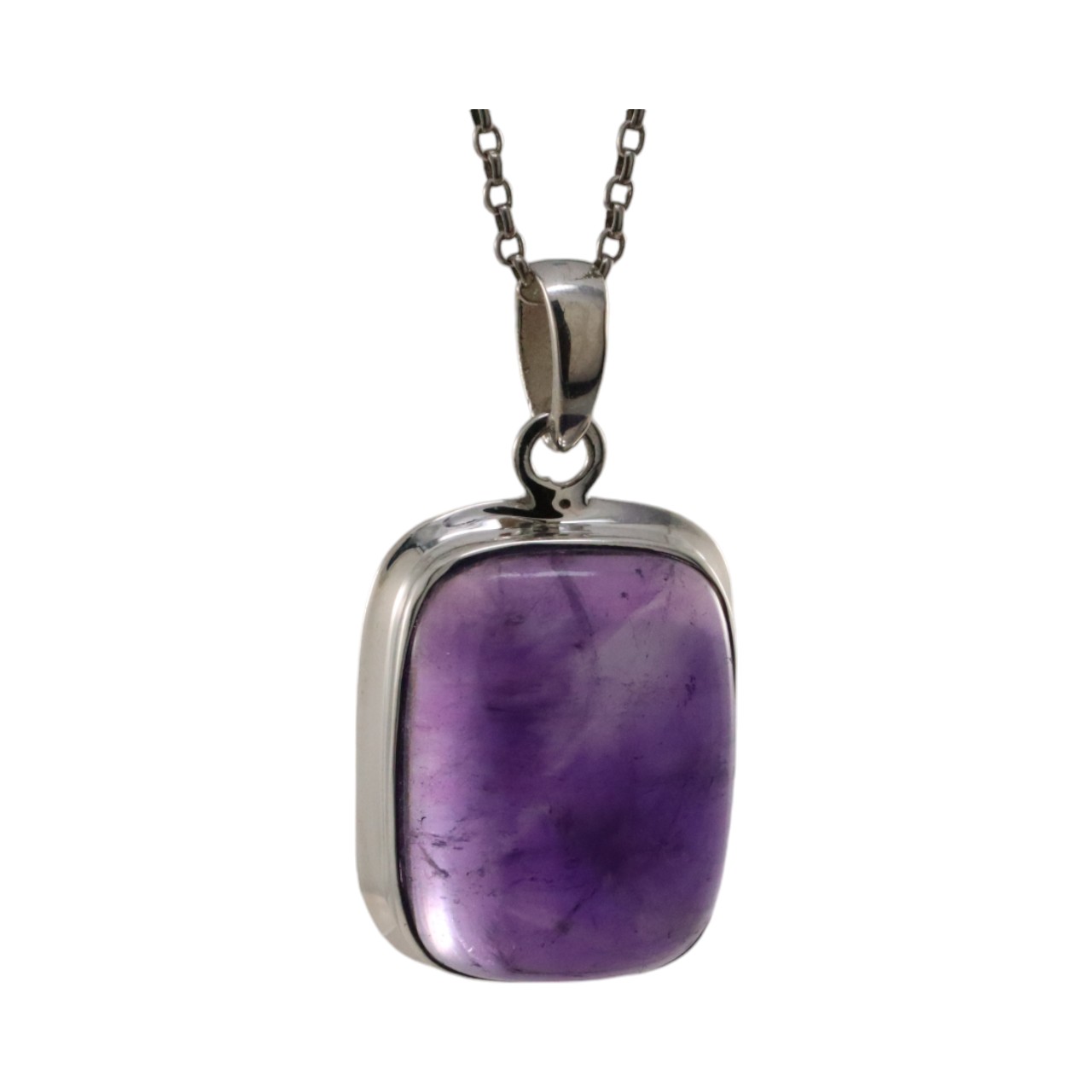 Stunning Amethyst Crystal Pendant in Sterling Silver - Elevate Your Style Now! - Image 4
