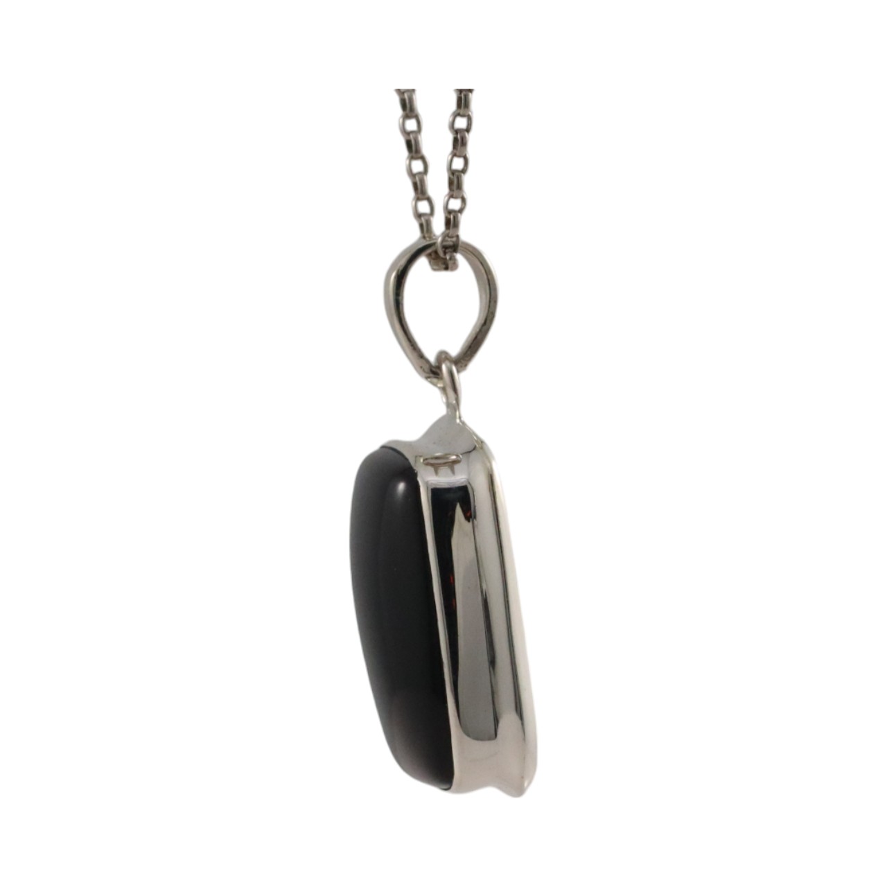 Stunning Black Onyx Crystal Pendant in Sterling Silver - Elevate Your Style! - Image 2
