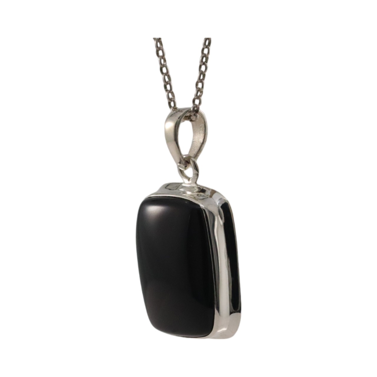 Stunning Black Onyx Crystal Pendant in Sterling Silver - Elevate Your Style! - Image 4