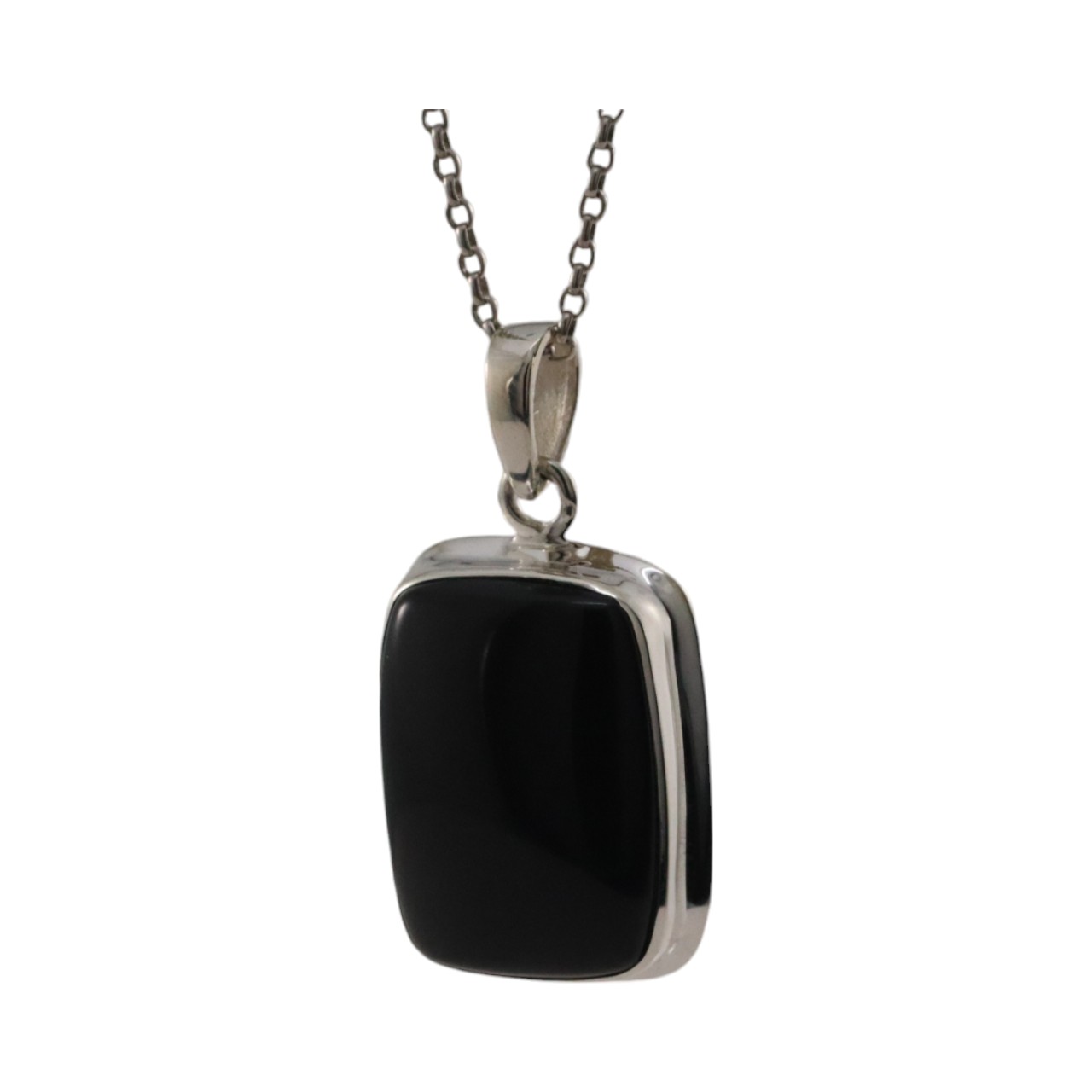 Stunning Black Onyx Crystal Pendant in Sterling Silver - Elevate Your Style! - Image 5