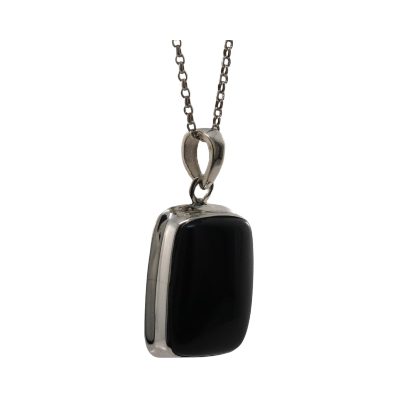 Stunning Black Onyx Crystal Pendant in Sterling Silver - Elevate Your Style! - Image 7