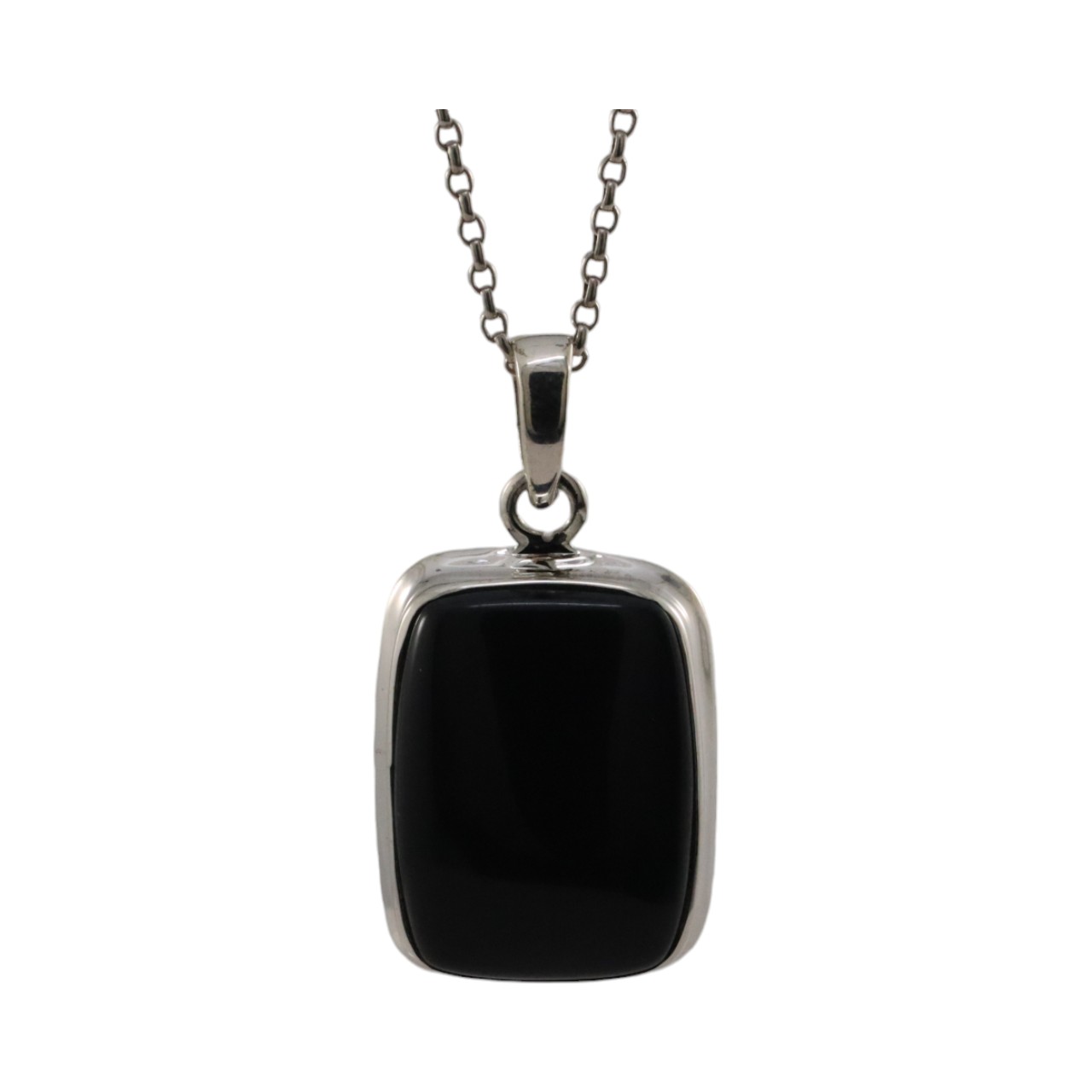 Stunning Black Onyx Crystal Pendant in Sterling Silver - Elevate Your Style! - Image 6