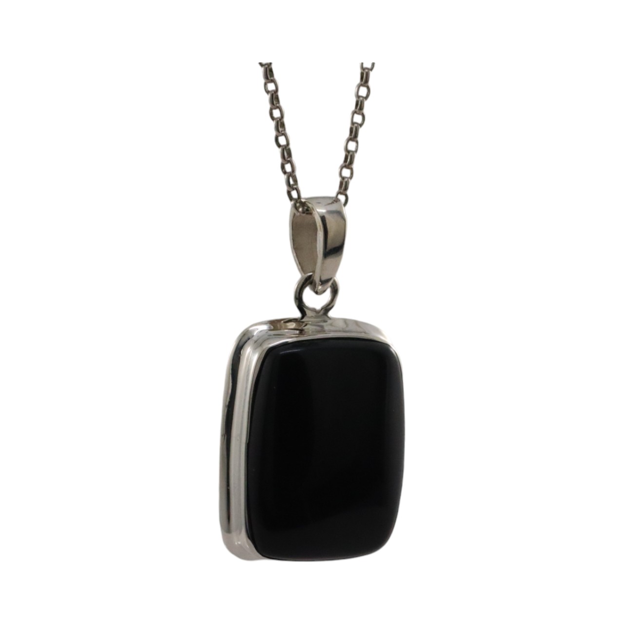 Stunning Black Onyx Crystal Pendant in Sterling Silver - Elevate Your Style! - Image 8