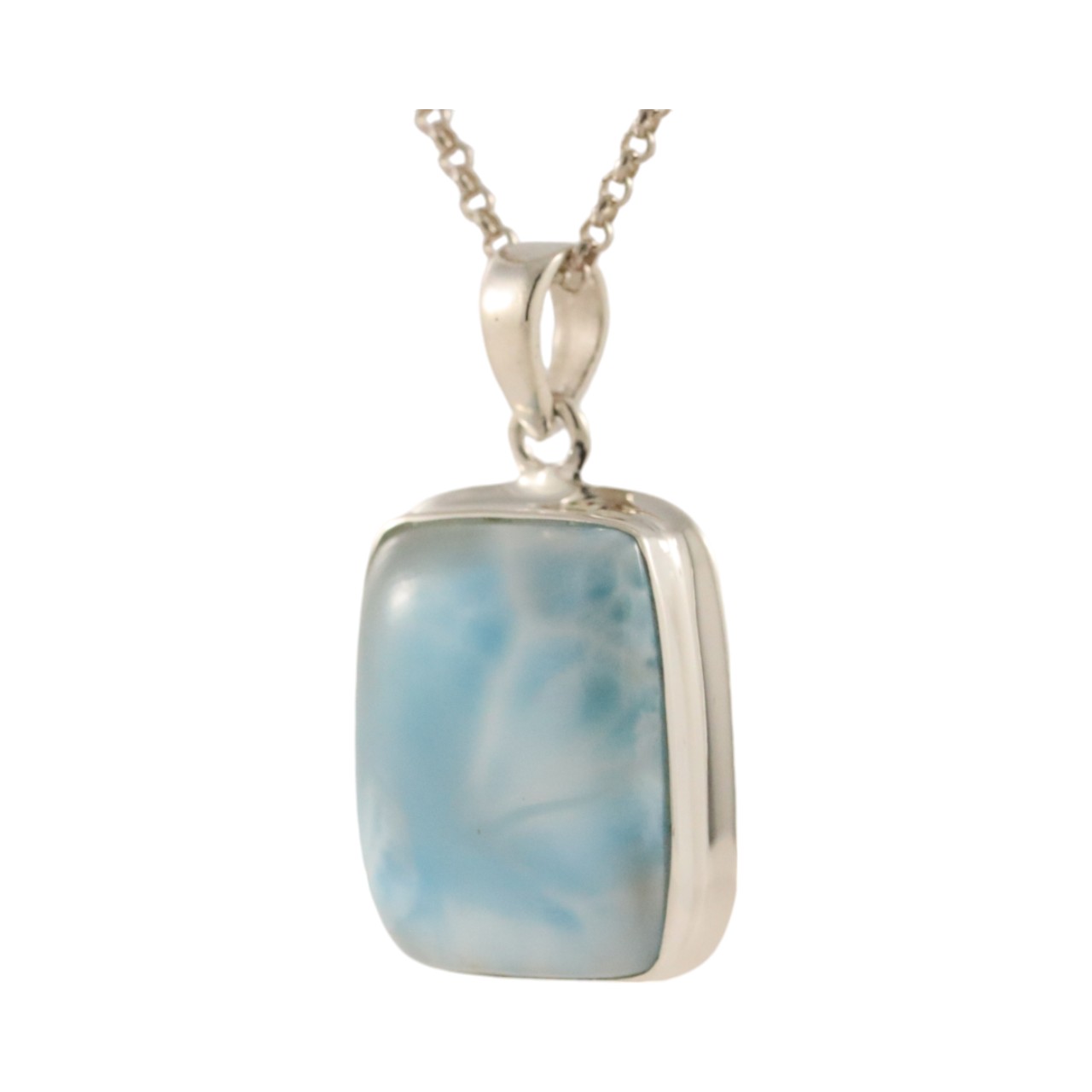 Larimar Sterling Silver Pendant - Image 2