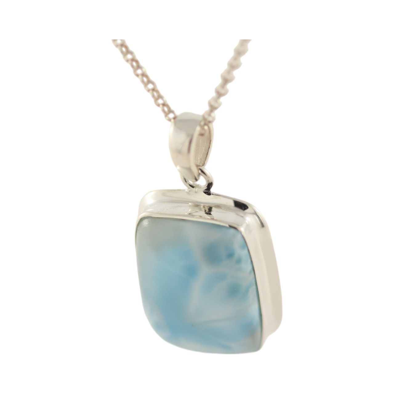 Larimar Sterling Silver Pendant - Image 4