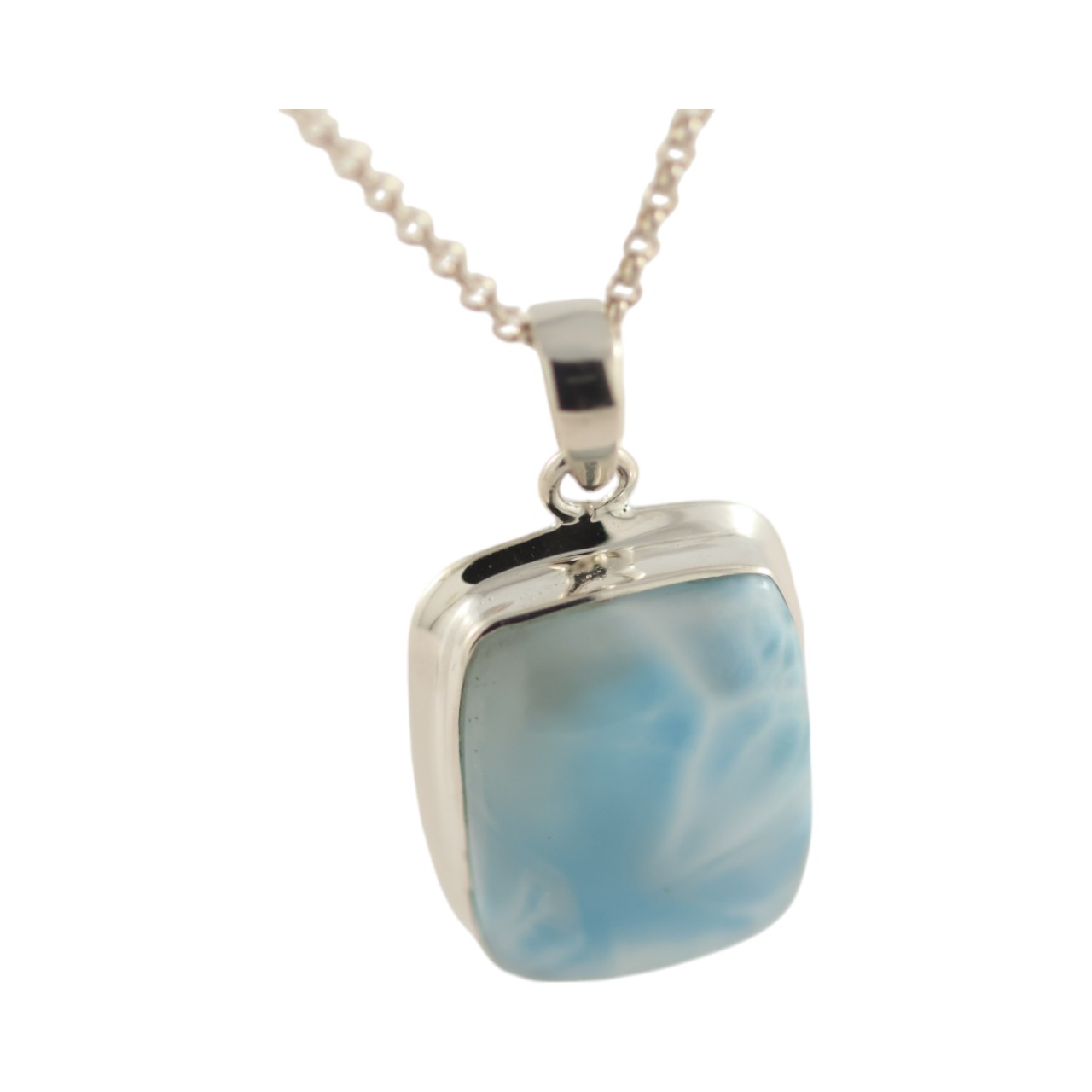 Larimar Sterling Silver Pendant - Image 5