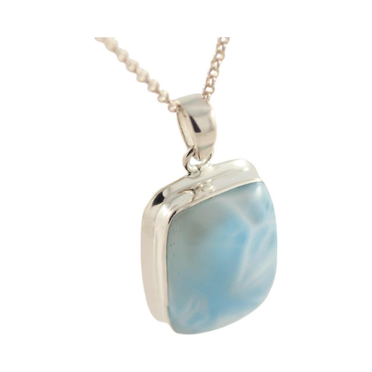 Larimar Sterling Silver Pendant - Image 6
