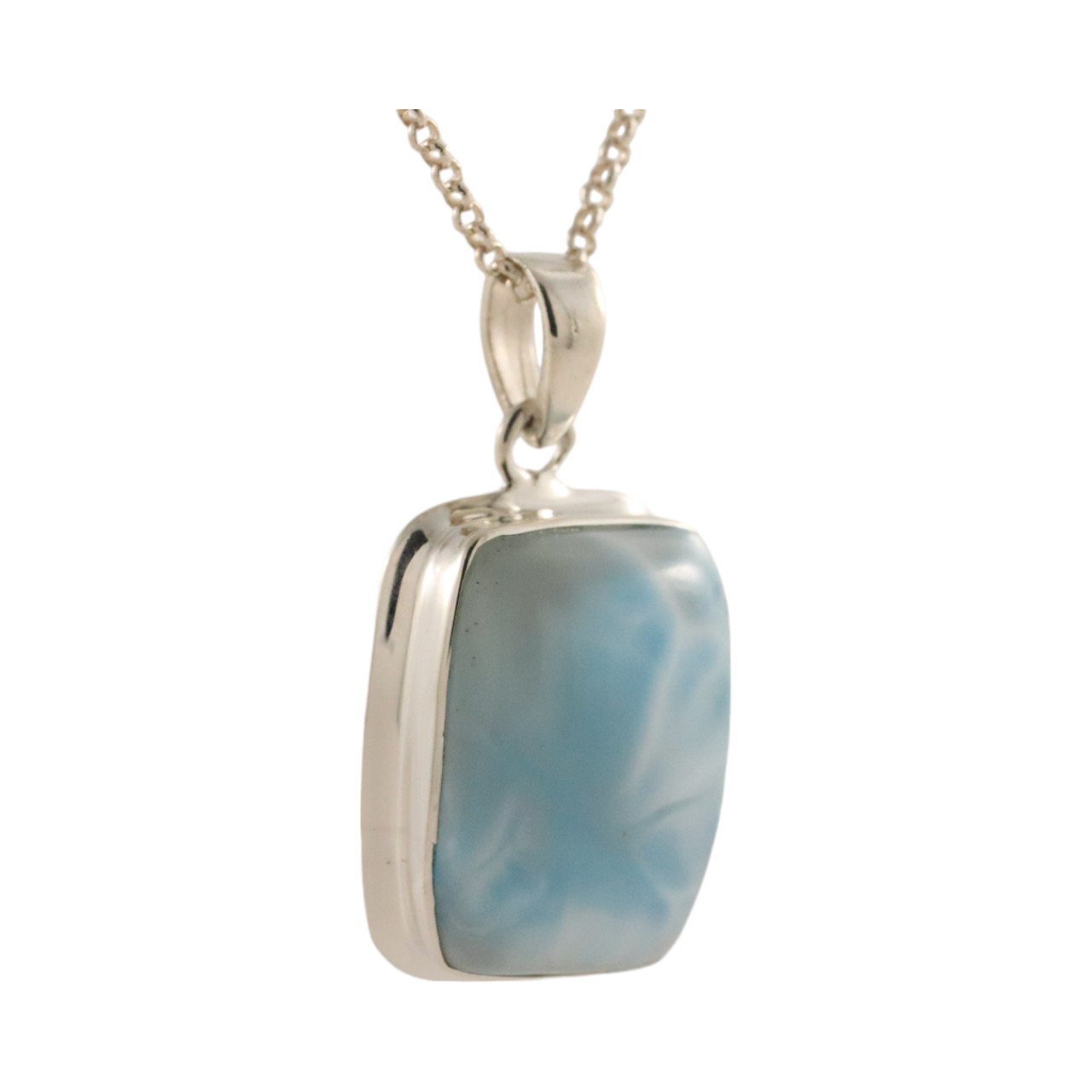 Larimar Sterling Silver Pendant - Image 7