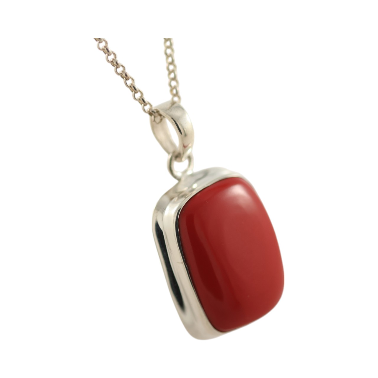Red Coral Sterling Silver Pendant – Affordable Statement Piece for Any Occasion - Image 7