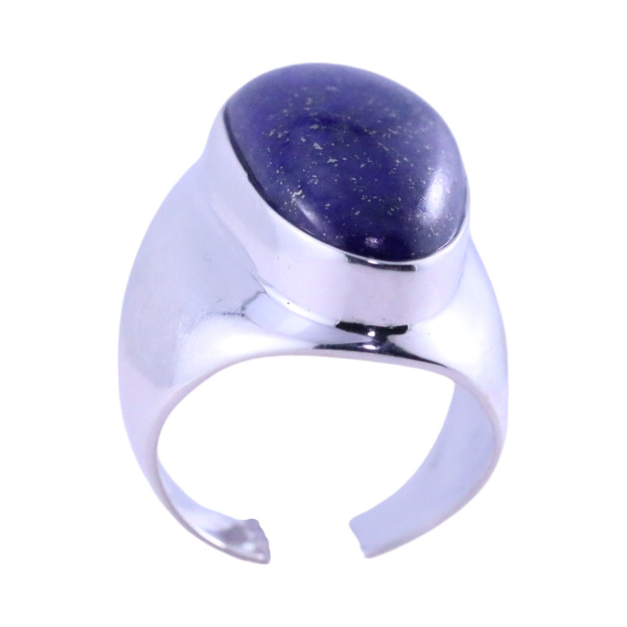 Natural Lapis Lazuli Stone Ring - A Stunning Addition to Your Jewelry Collection! - Image 4