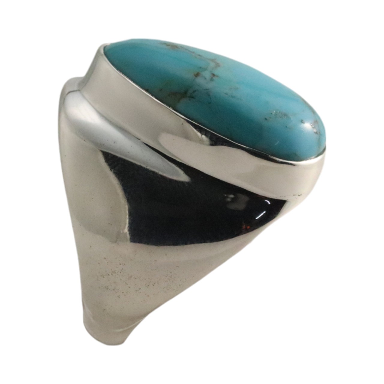 Stunning Turquoise Silver Ring - Handcrafted with Natural Stones! - Image 2