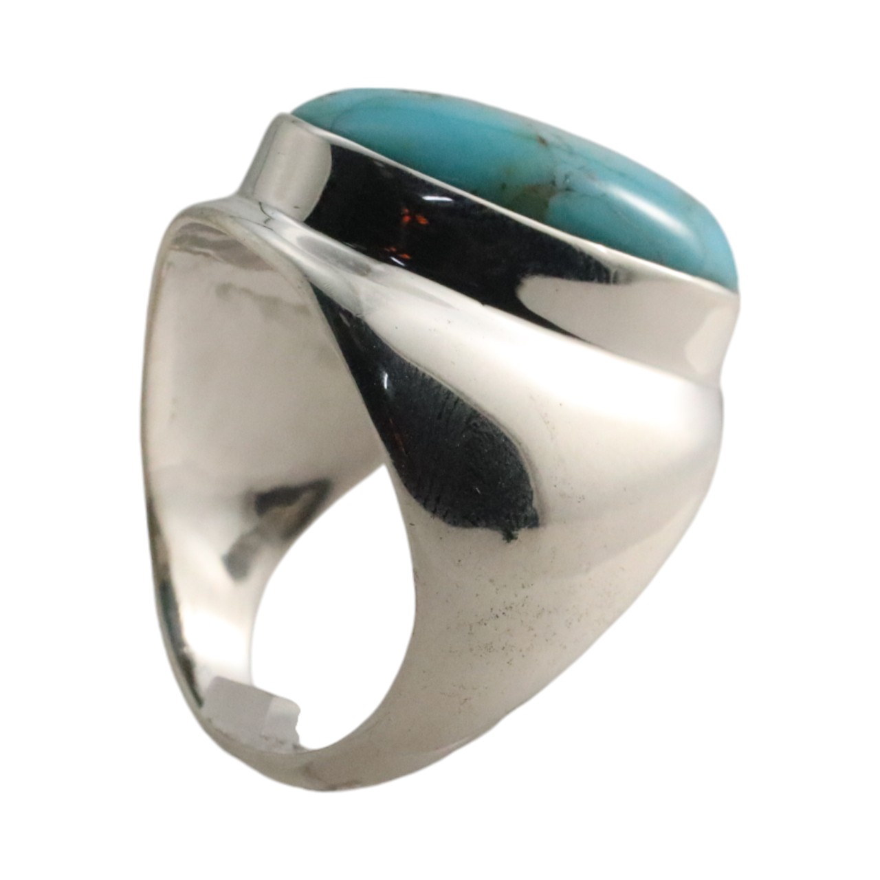 Stunning Turquoise Silver Ring - Handcrafted with Natural Stones! - Image 5