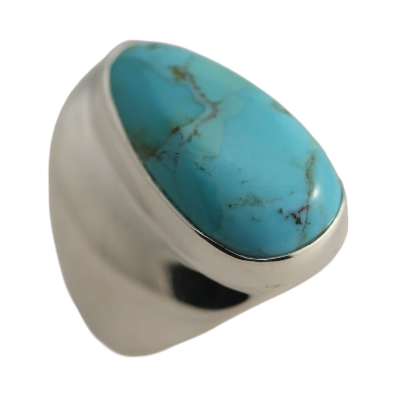 Stunning Turquoise Silver Ring - Handcrafted with Natural Stones! - Image 6