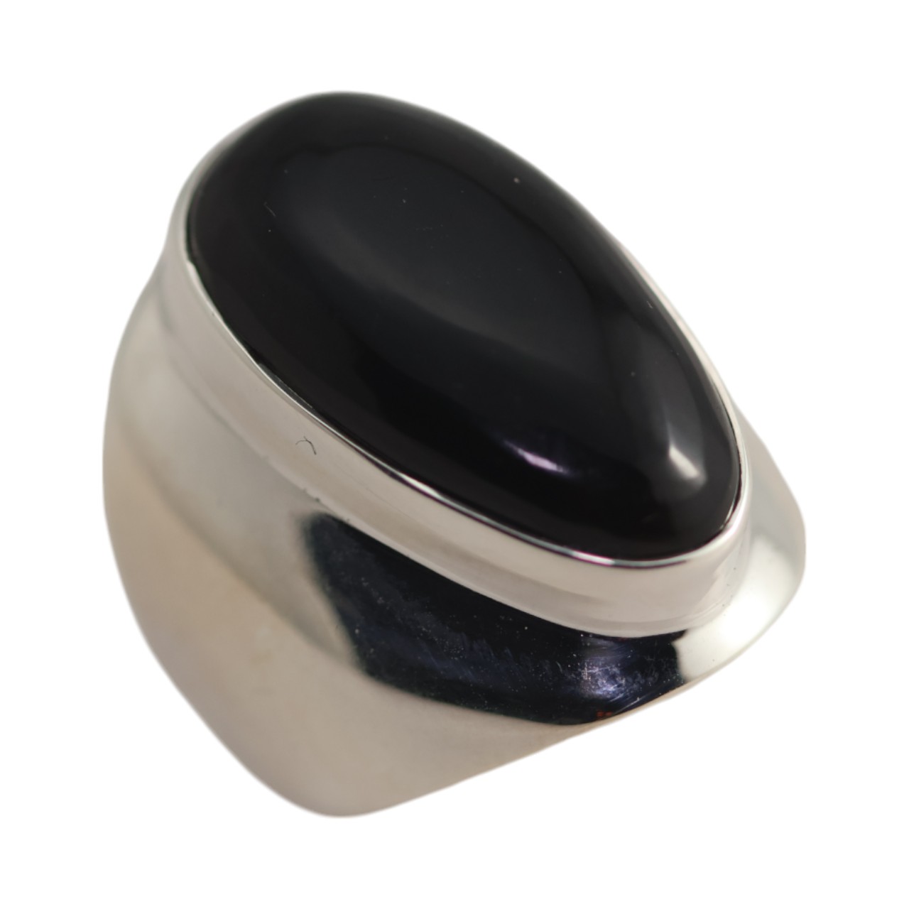 Transform your Style with our Exquisite Black Onyx Silver Ring - Shop Now! - Image 2