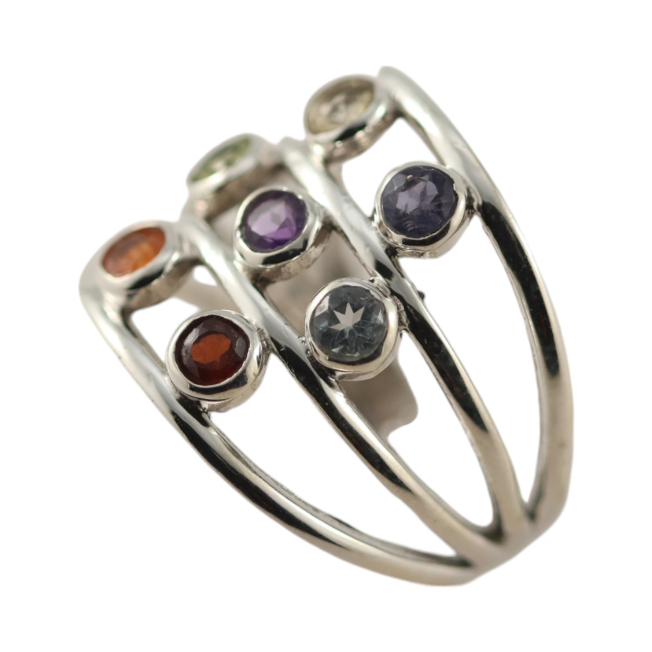 Stunning Multi Stone Chakra Stone Ring Collection - Elevate Your Style ! - Image 2