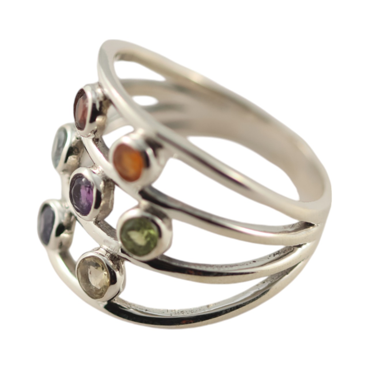 Stunning Multi Stone Chakra Stone Ring Collection - Elevate Your Style ! - Image 6