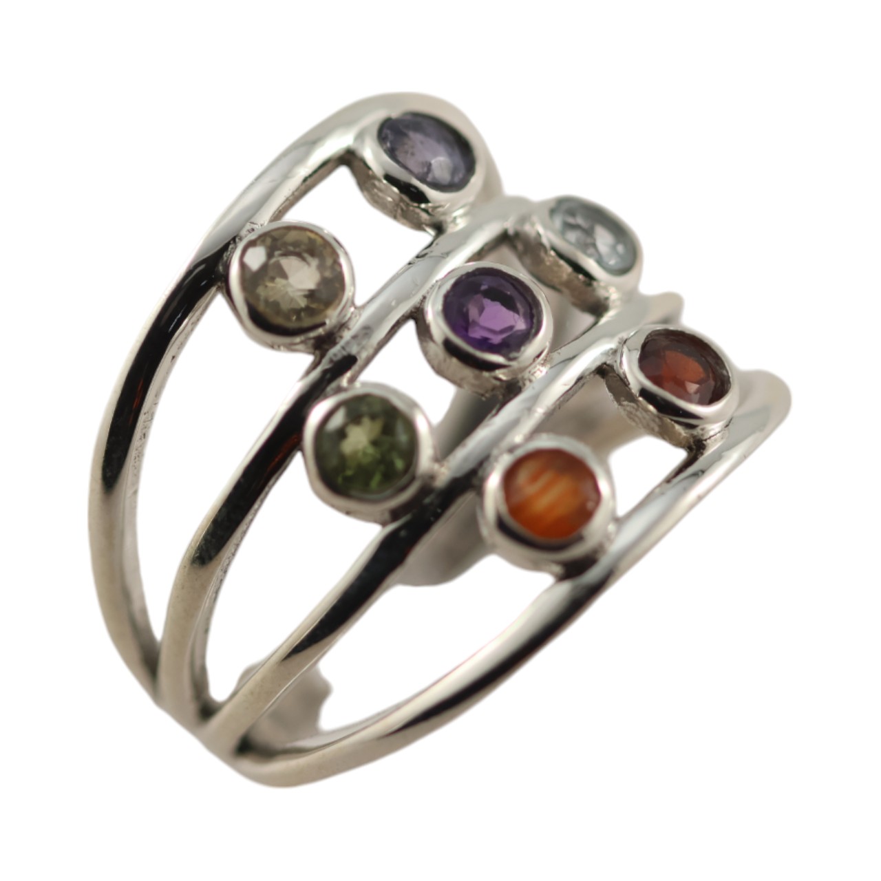 Stunning Multi Stone Chakra Stone Ring Collection - Elevate Your Style ! - Image 8