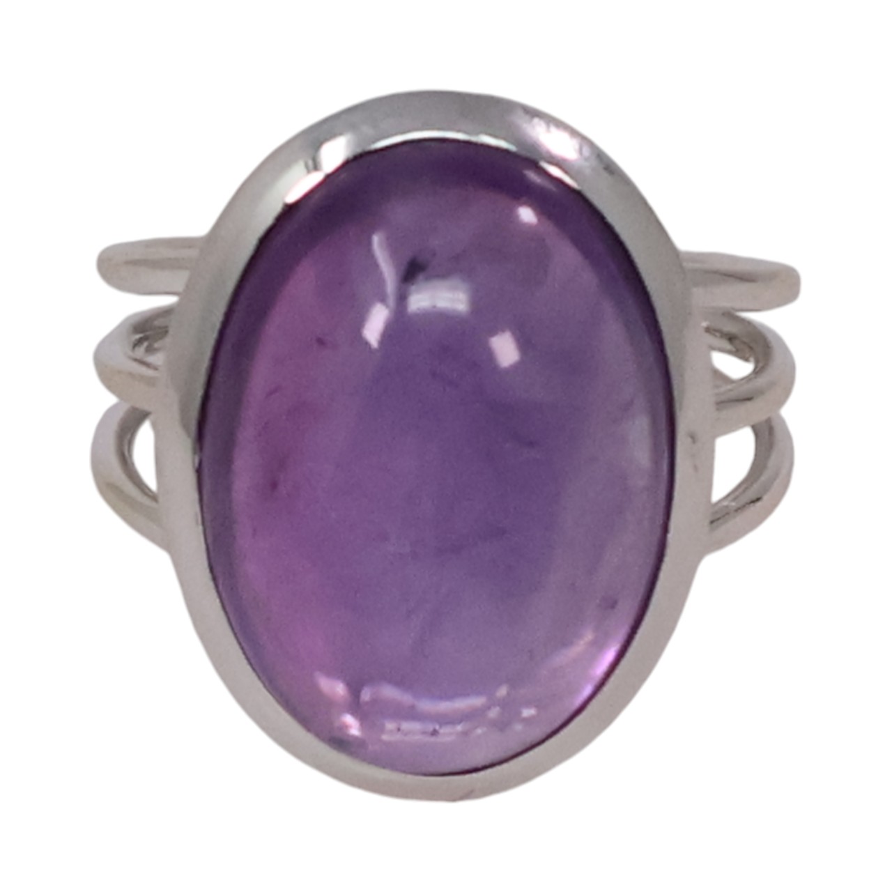 Stunning Silver Ring with Amethyst: Elevate Your Look with this Alluring Stone
