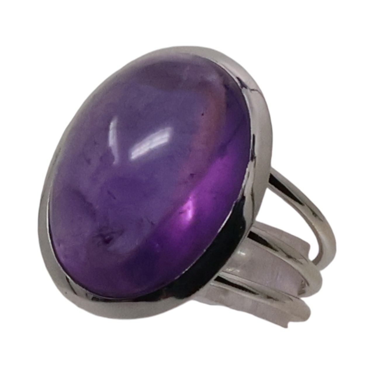 Stunning Silver Ring with Amethyst: Elevate Your Look with this Alluring Stone - Image 6