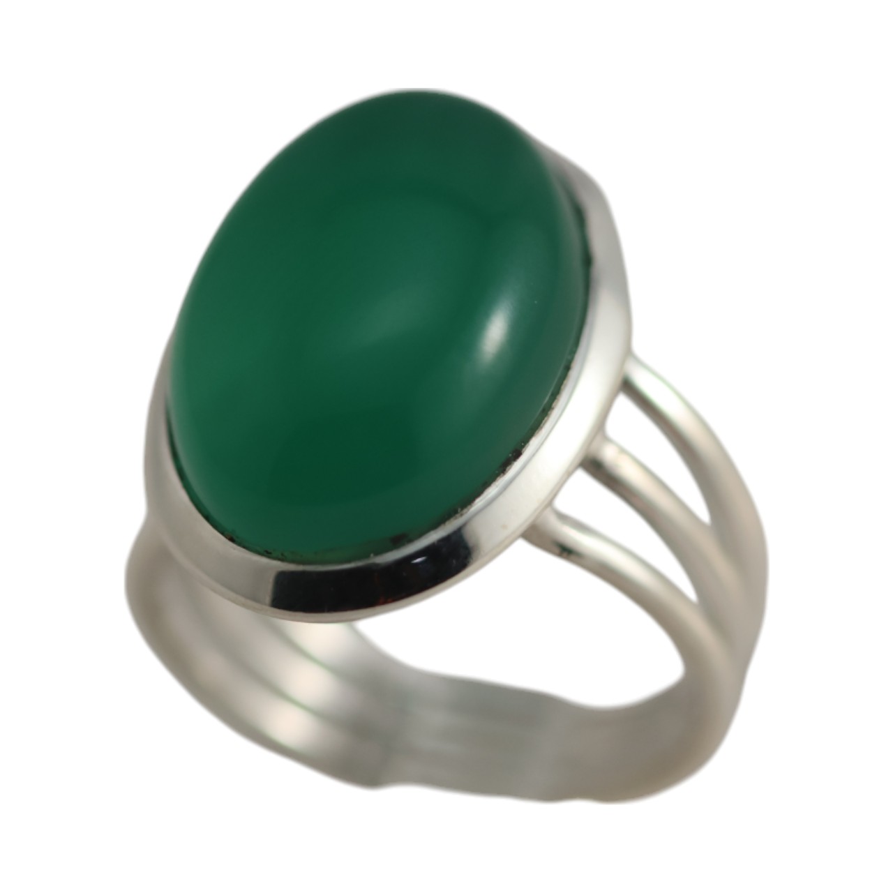 Stunning Silver and Green Onyx Ring - Elevate Your Style Today! - Image 4