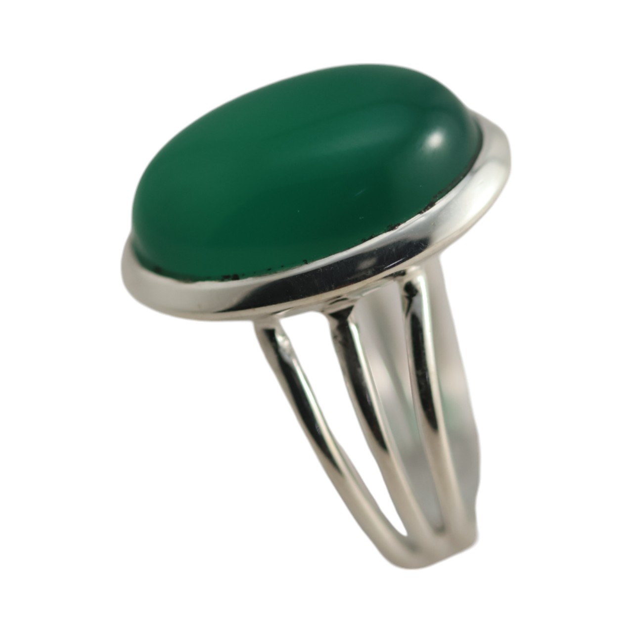 Stunning Silver and Green Onyx Ring - Elevate Your Style Today! - Image 5