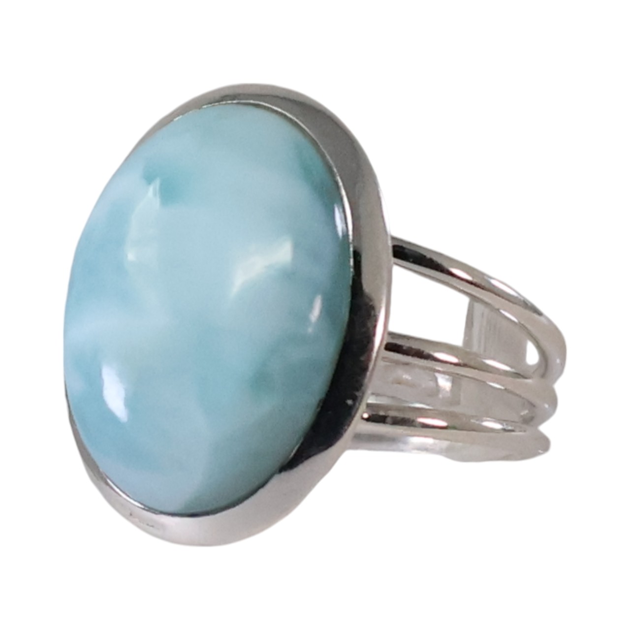 Stunning Silver Larimar Ring: Add Elegance to Your Style! - Image 7