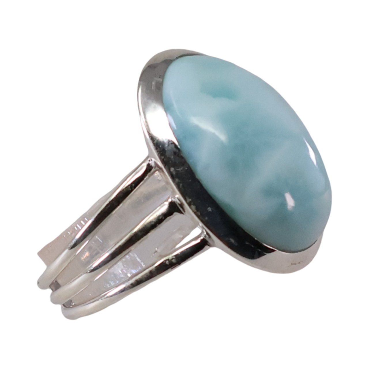 Stunning Silver Larimar Ring: Add Elegance to Your Style! - Image 8