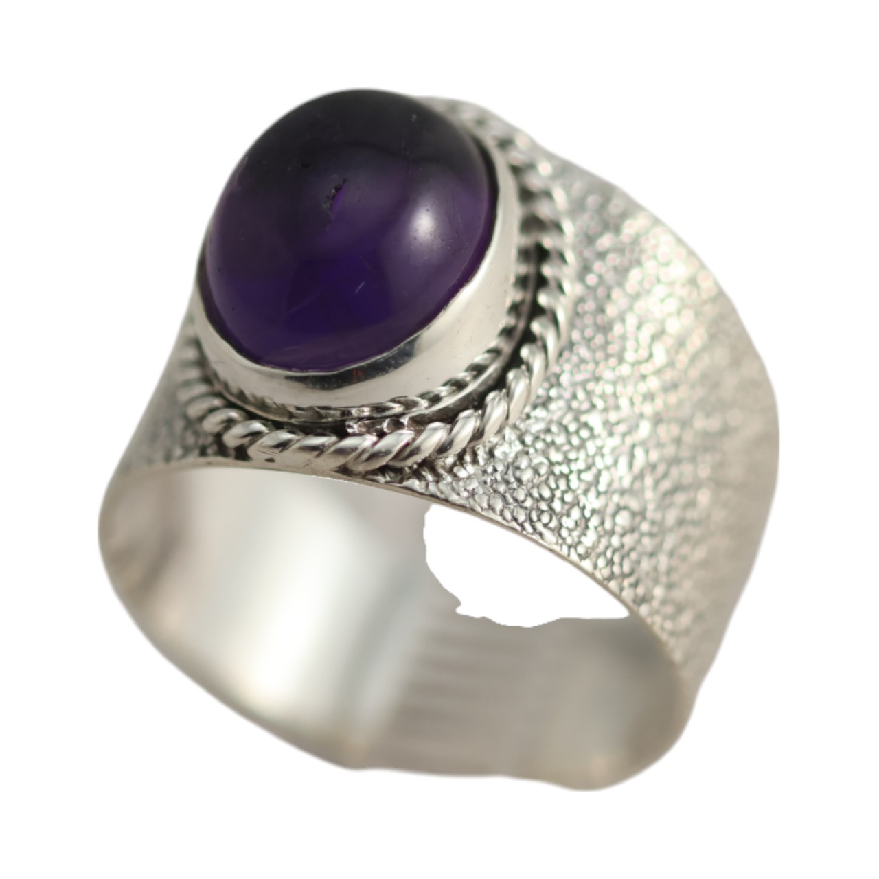 Our Sterling Silver Amethyst Ring - Add a Touch of Elegance - Image 2