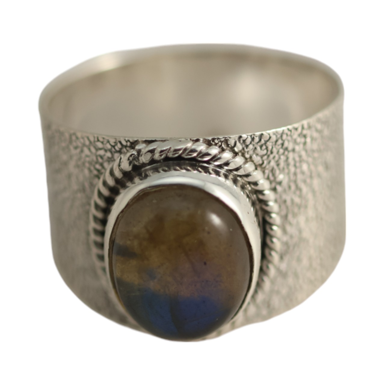 Discover the Sterling Silver Labradorite Ring: Sleek Style and Stunning Shine - Image 6