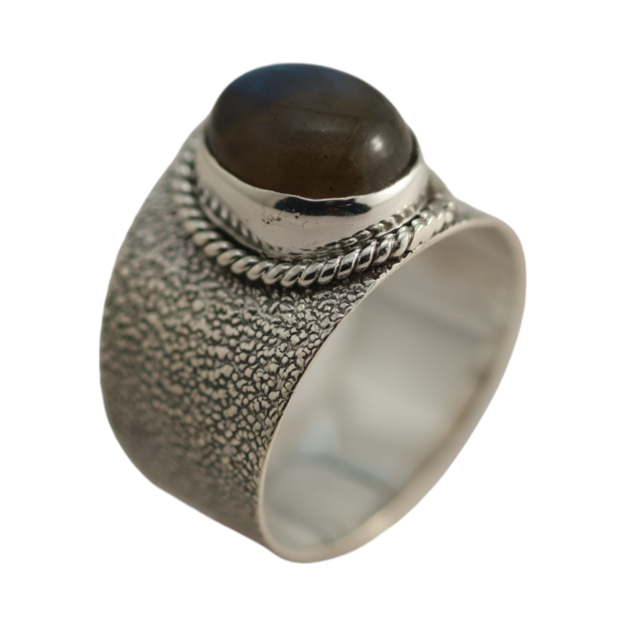 Discover the Sterling Silver Labradorite Ring: Sleek Style and Stunning Shine - Image 7