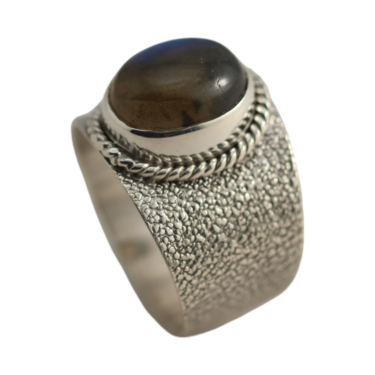 Discover the Sterling Silver Labradorite Ring: Sleek Style and Stunning Shine - Image 9