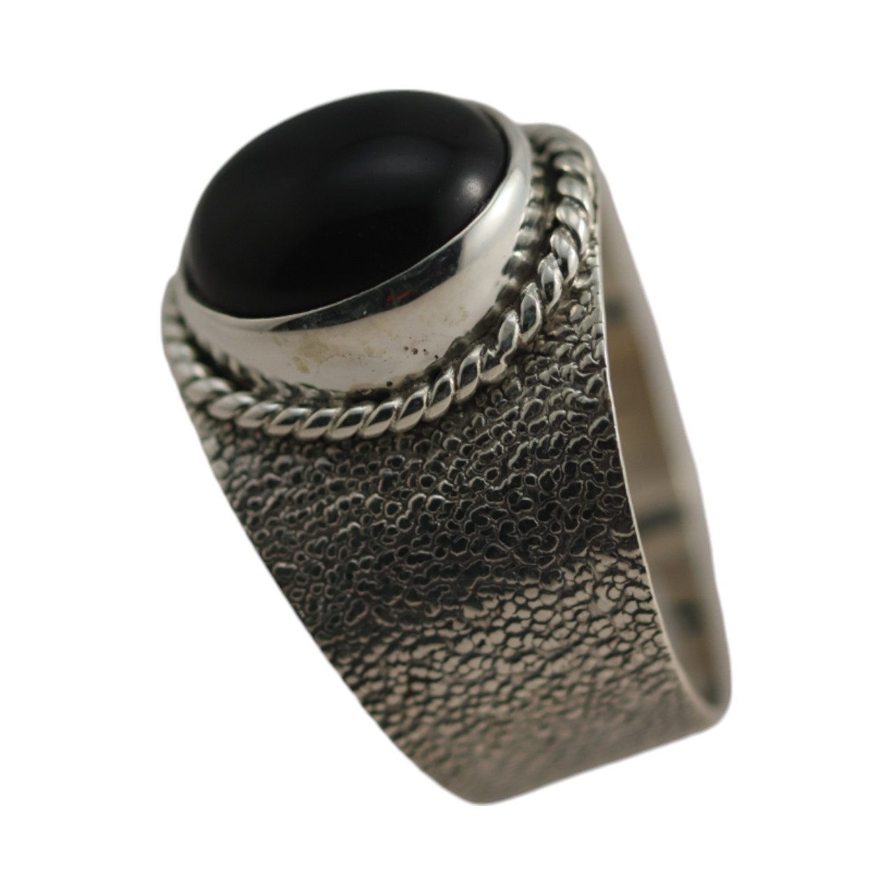 Sterling Silver Black Onyx Ring for a Bold Statement - Image 4