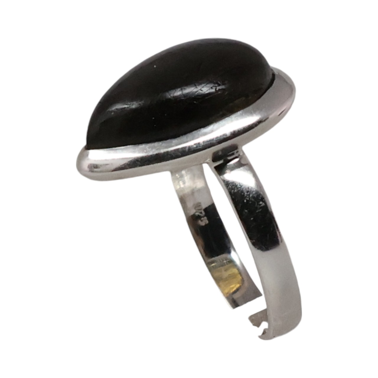 Elegance of our Tear Drop Shaped Black Onyx Ring | Limited Stock Available! - Image 4