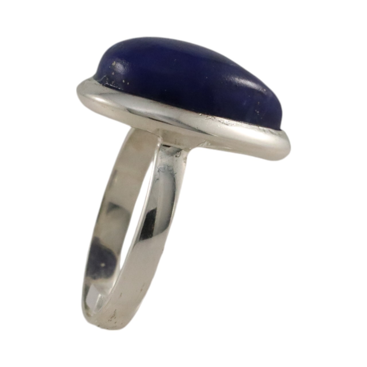 Effortless Elegance: Pear Shape Lapis Lazuli Gemstone Ring for a Touch of Sophistication - Image 2