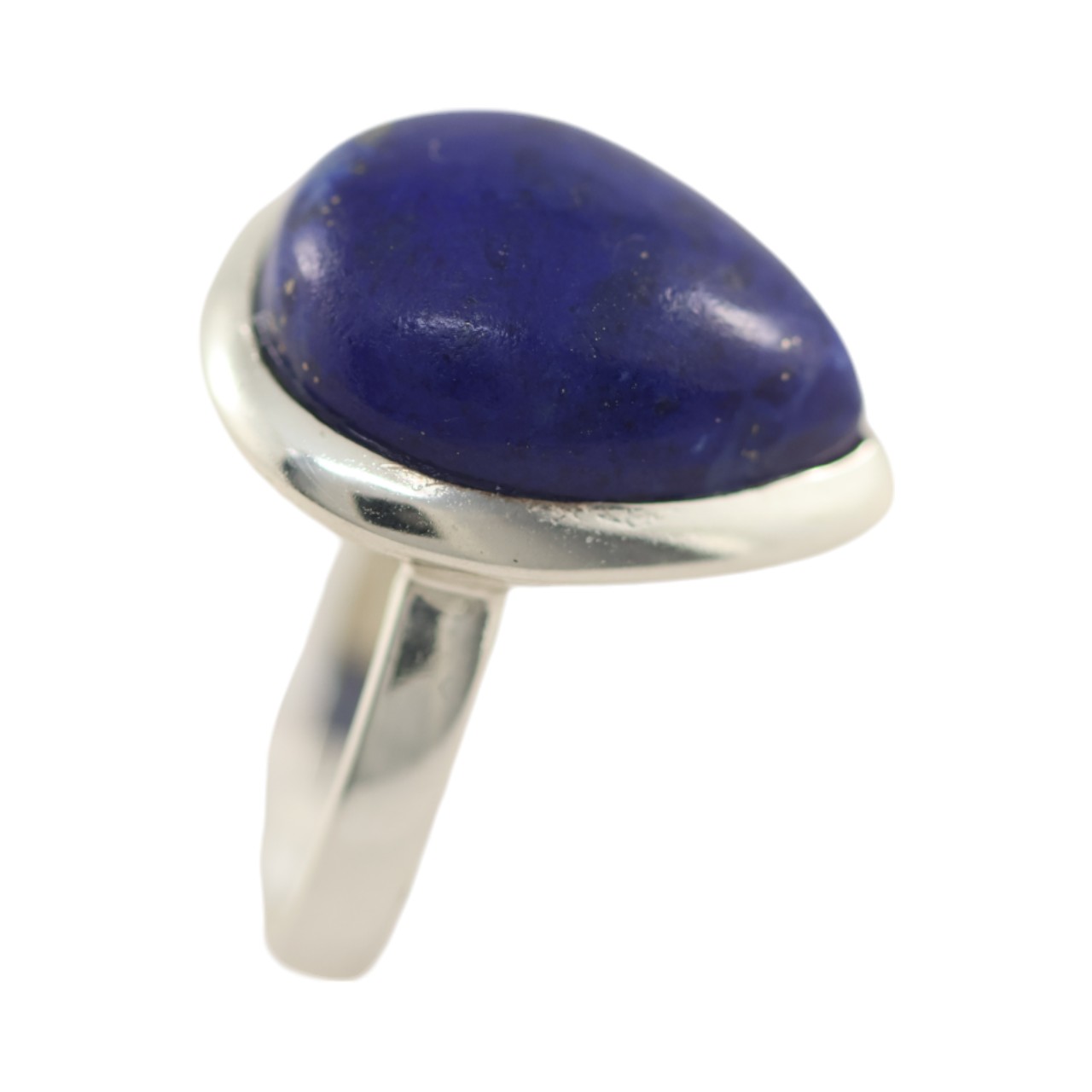 Effortless Elegance: Pear Shape Lapis Lazuli Gemstone Ring for a Touch of Sophistication - Image 6