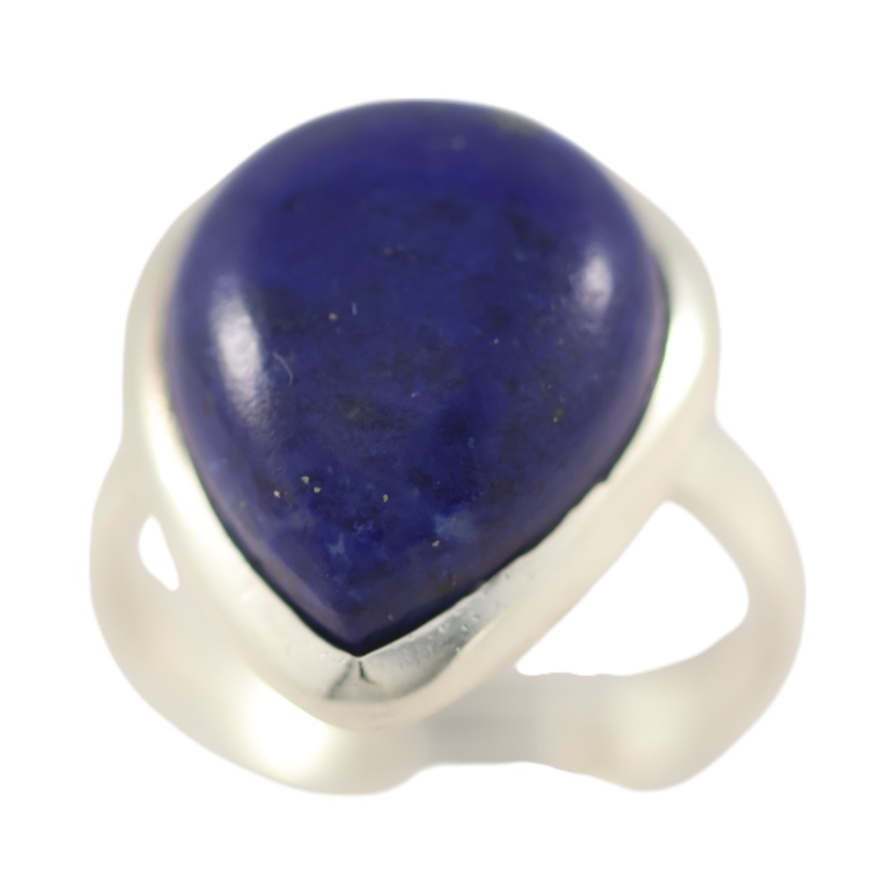 Effortless Elegance: Pear Shape Lapis Lazuli Gemstone Ring for a Touch of Sophistication - Image 5