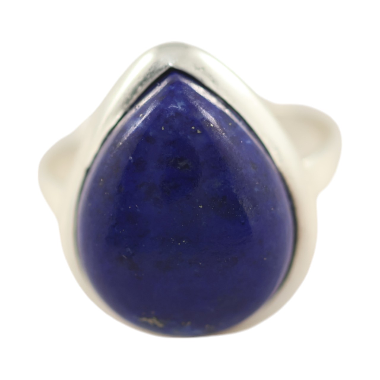 Effortless Elegance: Pear Shape Lapis Lazuli Gemstone Ring for a Touch of Sophistication - Image 8