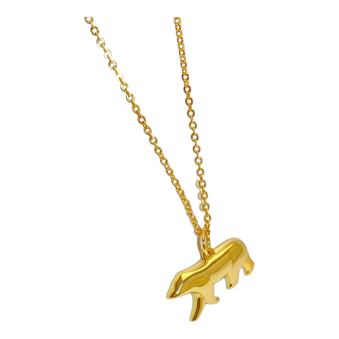 Polar Bear Pendant Necklace – 18K Gold Plated Sterling Silver | Unique Animal Jewelry Gift for Women - Image 5